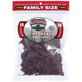 Old Trapper Peppered Beef Jerky, 18 oz.