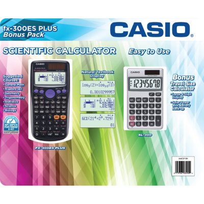Casio fx-300ES PLUS Scientific Calculator Blue Renewed 