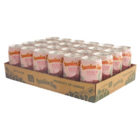 Hawaiian Sun Lilikoi Lychee Juice Drink 11.5 oz., 24 pk.