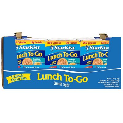 StarKist Lunch To-Go Chunk Light Mix Your Own Tuna Salad - (Pack of 5)