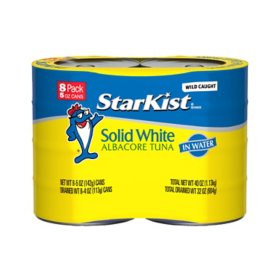 StarKist Solid White Albacore Tuna in Water 5 oz., 8 pk.