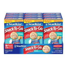 Starkist Tuna Salad Kit, 36 oz., 9 pk.