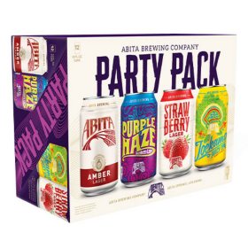 Abita Brewing Party Pack Ale and Lager Beer Variety Pack, 12 fl. oz. can, 12 pk.