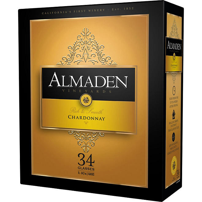 Almaden Chardonnay White Wine (5 L box)