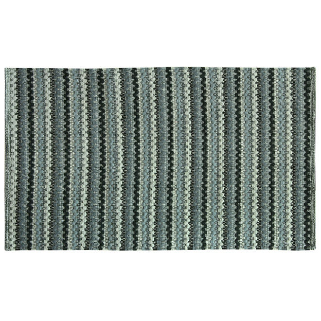 Textured Woven Charcoal Rug (Assorted Sizes)