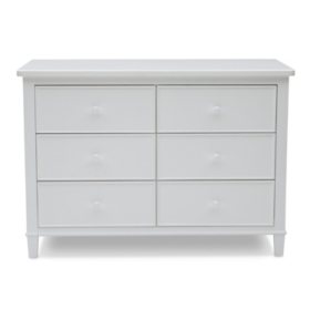 Delta Children Haven 6 Drawer Dresser White Sam S Club