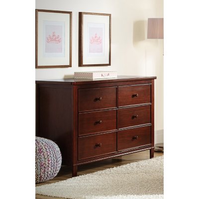 Espresso dresser cheap for nursery