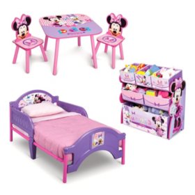 Delta Children Minnie Mouse 3 Piece Toddler Bedroom Set