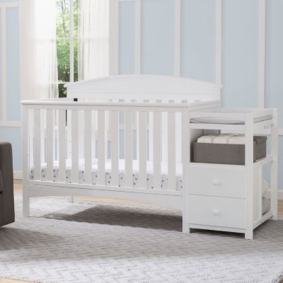 delta crib and changing table