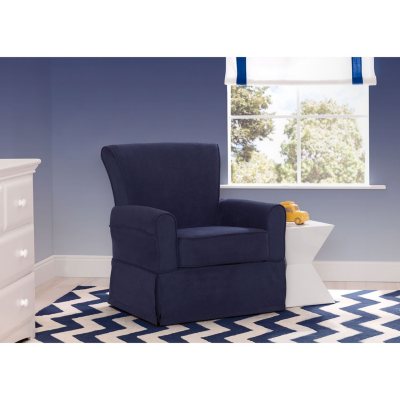 Navy blue rocking hot sale chair for nursery