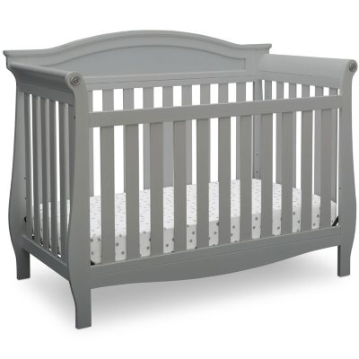 Delta Children Lancaster 4-in-1 Convertible Crib, Gray