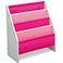 White/Pink, variant on Delta Children Sling Book Rack Bookshelf for Kids, Assorted Colors