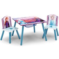 Disney Frozen II Table and Chair Set with Storage by Delta Children 