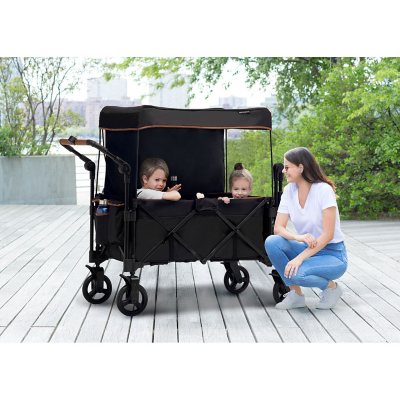 Delta Children Hercules Stroller Wagon, Black - Sam's Club