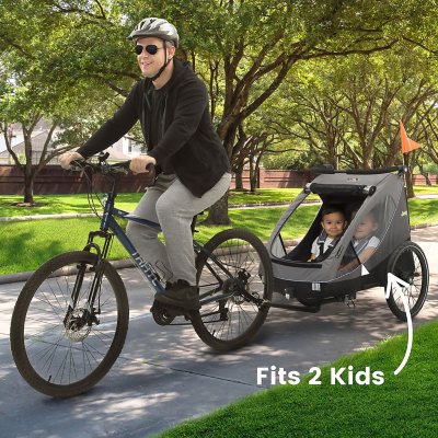 Jeep Everest Child Stroller and Bike Trailer for Kids Grey Sam s Club