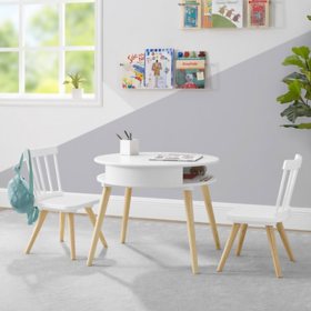 Delta Children Hudson Storage Table and 2-Piece Chair Set, Assorted Colors