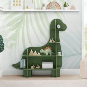 Delta Children Dinosaur Shaped Bookcase, Green
