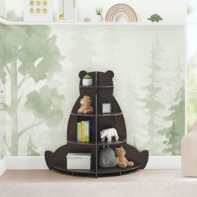Delta Children Bear Shaped Bookcase, Brown