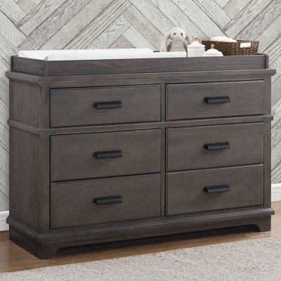 Simmonds Kids, Asher 6 Drawer Dresser with Changing Top and Simmonds Kids, Asher 6 Drawer Dresser with Changing Top and