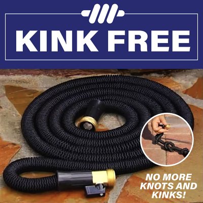 Xhose Pro DAC-5 Expandable Garden Hose with Brass Fittings, 75