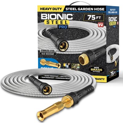 Garden Hose 10 ft, Stainless Steel Hose, Metal Hose, Metal Garden Hose,  Stainless Steel Garden Hose, Outdoor Hose, No Kink Hose, Garden Hose Metal