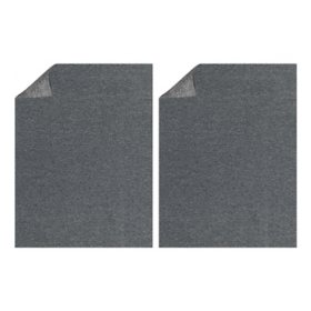 6' x 8' Sisal Outdoor Rug Black/Gray - Foss Floors