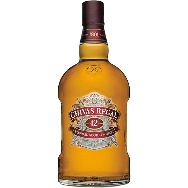 Chivas Regal 12-Year-Old Blended Scotch Whisky (1.75 L)