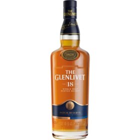 The Glenlivet Single Malt Scotch Whisky 18 Year Old 750 ml