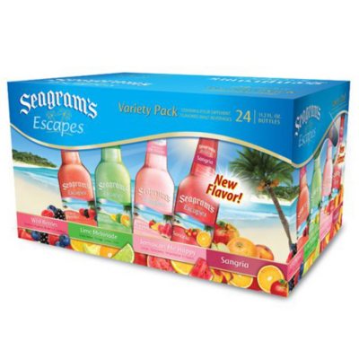 Seagram's Escapes Variety Pack - 24/ oz Bottles - Sam's Club