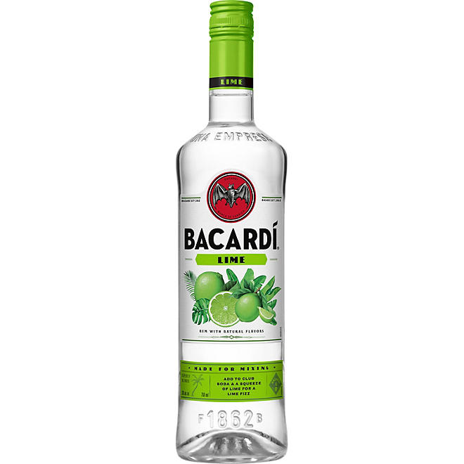 Bacardi Lime Flavored Rum (750 ml)