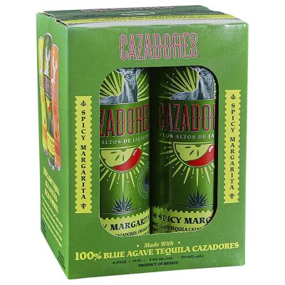 Cazadores Spicy Margarita (355 ml can, 4 pk.) - Sam's Club