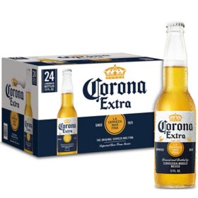 Corona Extra Mexican Lager Beer, 12 fl. oz. bottle, 24 pk.