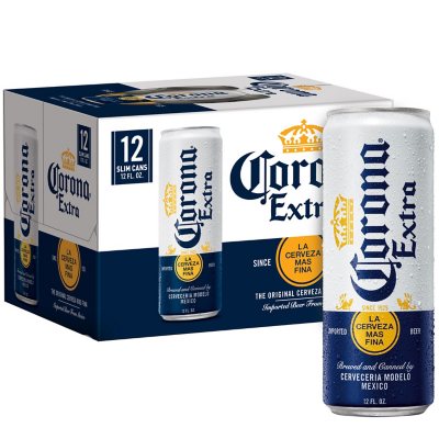 Corona Extra Mexican Lager Beer (12 fl. oz. can, 12 pk.) - Sam's Club