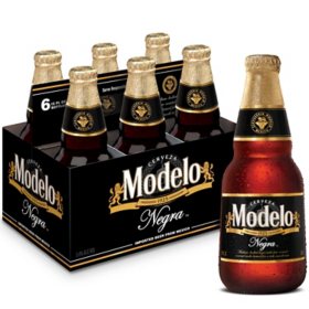 Modelo Negra Mexican Amber Lager Beer (12 fl. oz. bottle, 6 pk.)