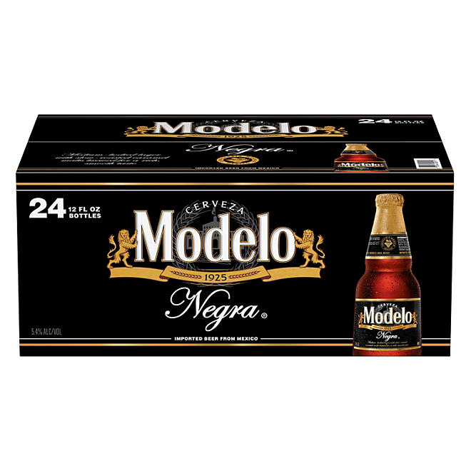 Modelo Negra Mexican Amber Lager Beer (12 fl. oz. bottle, 24 pk.)