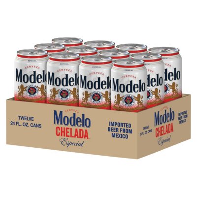 Modelo Chelada Especial Flavored Mexican Import Beer (24 fl. oz. can, 12  pk.) - Sam's Club