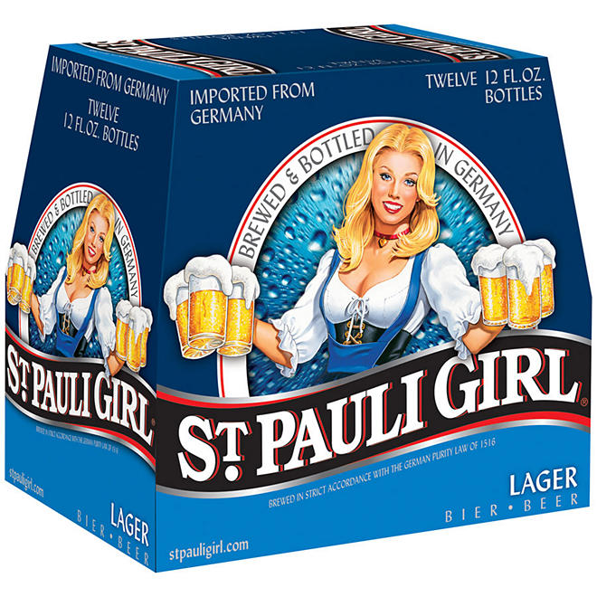 St. Pauli Girl Lager 12 fl. oz. bottle, 12 pk.