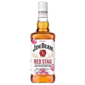 Jim Beam Red Stag Black Cherry Bourbon Whiskey, 750 ml