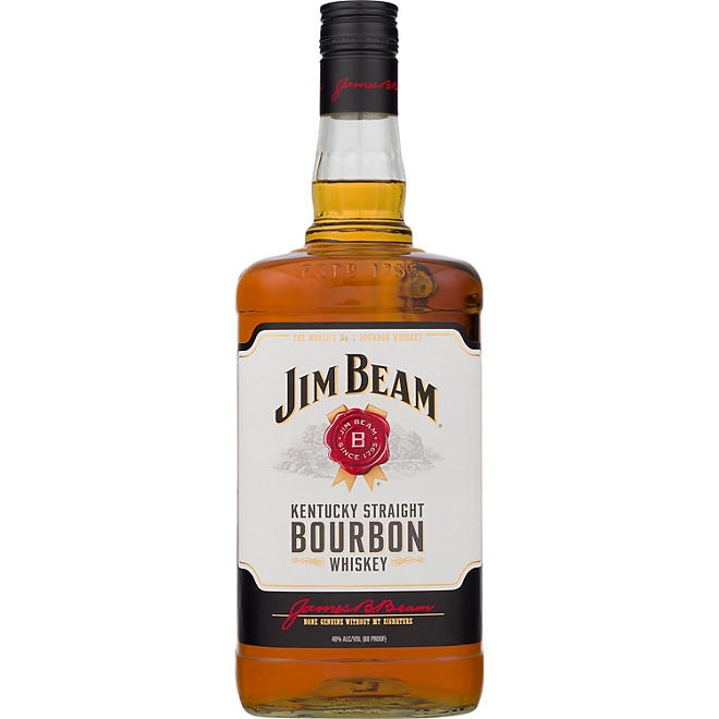 Jim Beam Bourbon Whiskey (1.75 L)