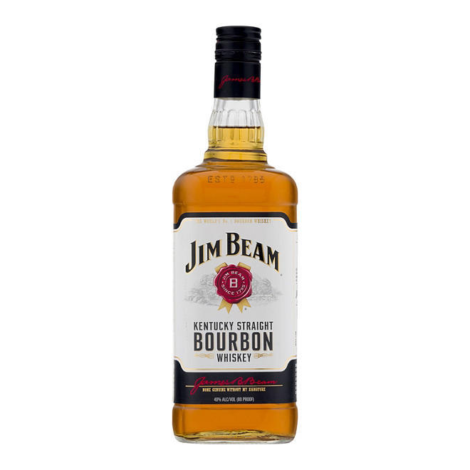 Jim Beam Bourbon Whiskey 1 L