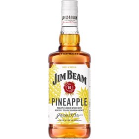 Jim Beam Pineapple Bourbon Whiskey, 750 ml