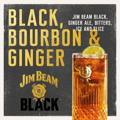 Jim Beam Black Bourbon Whiskey, 1.75 L - Sam's Club