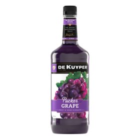 DeKuyper Pucker Grape Schnapps Liqueur, 1 L