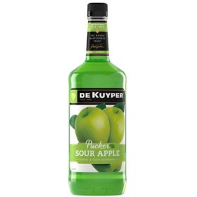 DeKuyper Pucker Sour Apple Schnapps Liqueur 1 L