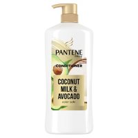 Pantene Pro-V Paraben Free, Dye Free, Mineral Oil Free Coconut Milk and Avocado Moisturizing Conditioner for Dry Hair (38.2 fl. oz.)