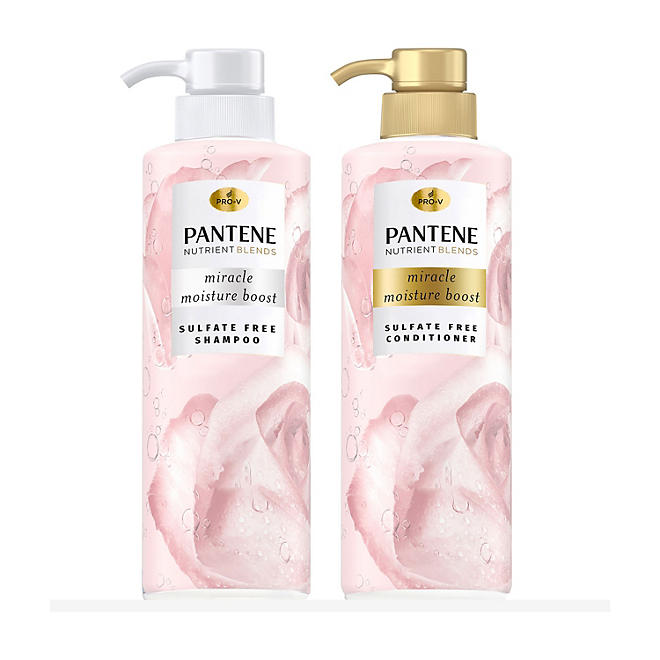 Pantene Pro-V Rosewater Shampoo + Conditioner, 17.9 oz., 2 pk.