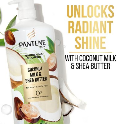 Pantene Pro-V Nourishing Shampoo, Coconut Milk & Shea Butter (38.2 fl. oz.)  - Sam's Club