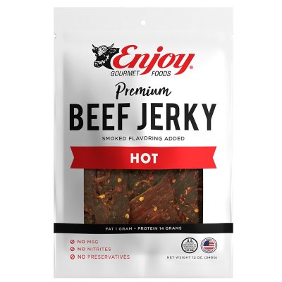 Enjoy Beef Jerky Hot (12 oz.) - Sam's Club