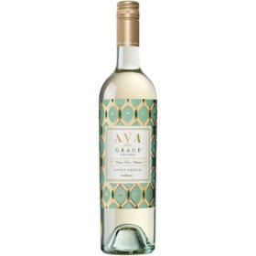 AVA Grace Vineyards Pinot Grigio White Wine 750 ml