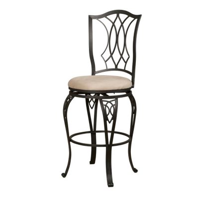 Big & Tall Diamond Scroll-Back Bar Stool (Assorted Sizes) - Sam's Club